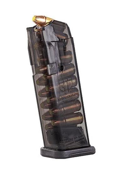 ETS Glock G19, G26 Magazine 9mm 15 Rd. Carbon Smoke